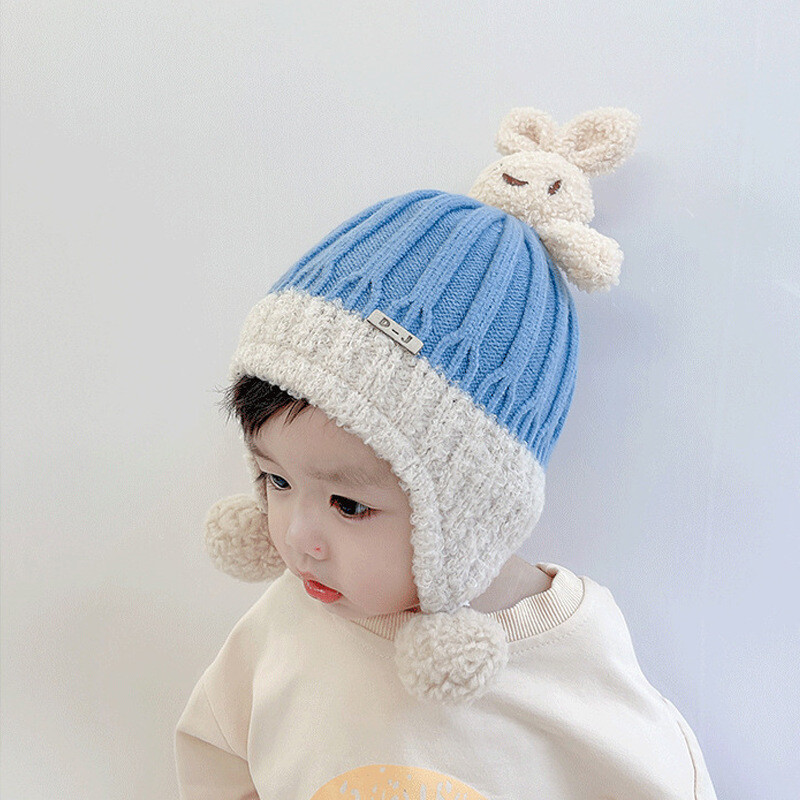 Baby Winter Knit Beanie - Little Rabbit - Size 0-3 years (1)