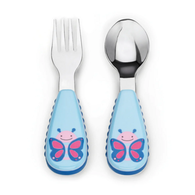 Skip Hop Zootensils Fork & Spoon Butterfly (1)