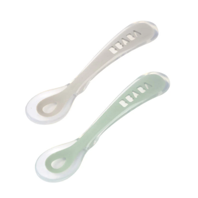 Beaba Soft Silicone Spoon Set (With Case) (1)