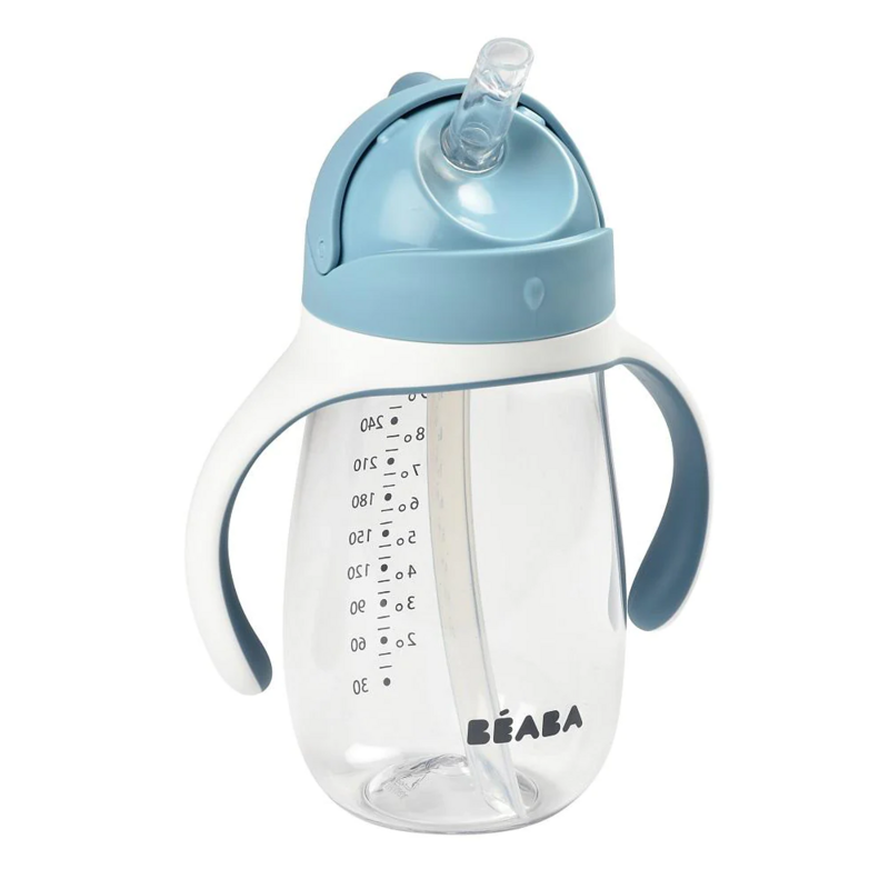 Beaba Straw Sippy Cup - Blue (1)