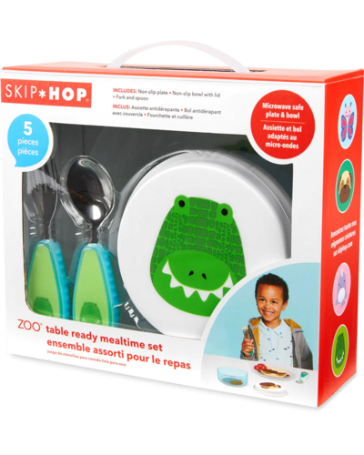Skip Hop Zoo Clark Crocodile Mealtime Set (1)