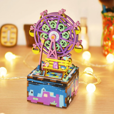 Robotime DIY Music Box-Ferris Wheel (1)
