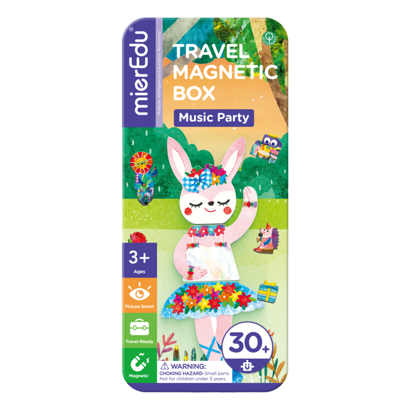 MierEdu Travel Magnetic Puzzle - Musical Animals (1)