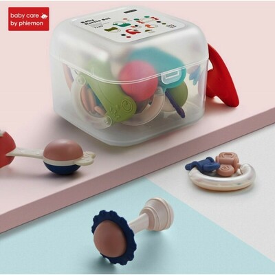 Babycare Teething Rattle 10 piece Toys Set (1)