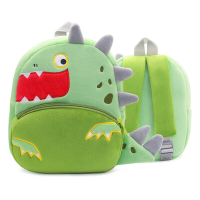 Kids Plush Backpack Animal Cartoon Daycare Bags 2-4 years - Dinosaur (1)
