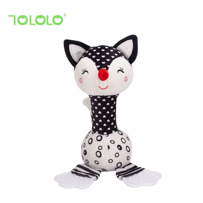 Tololo Rattle & Teether Toy Fox (1)
