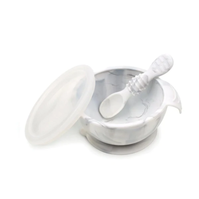 Bumkins First Feeding Set - Marble (1)