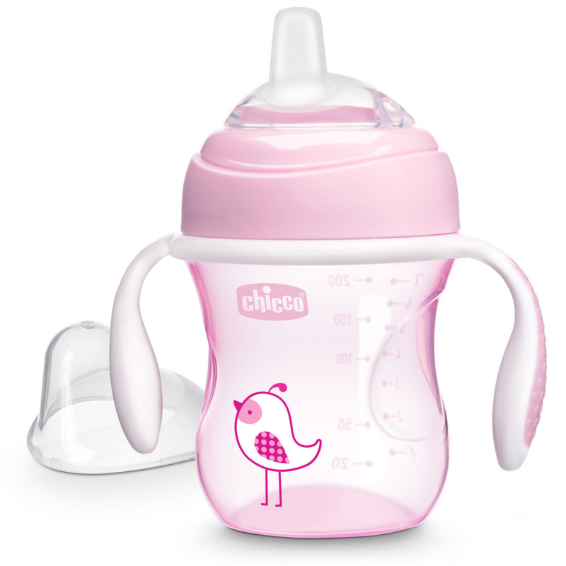 Chicco Transition Cup 200ml - Pink (1)