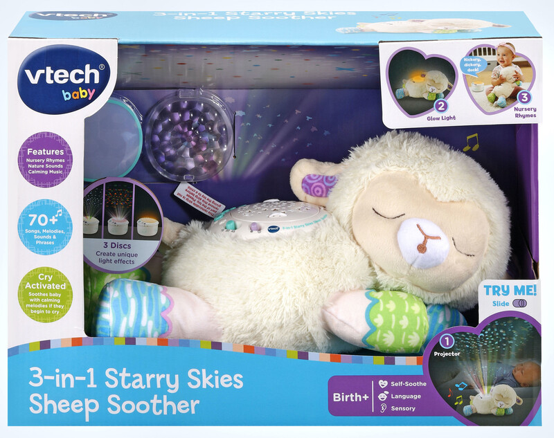 Vtech Baby 3 in 1 Starry Skies Sheep Soother (1)