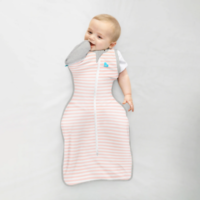 Love to Dream Swaddle Up™ Transition Bag 1.0 TOG - Dusty Pink Stripe (1)