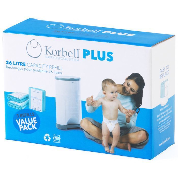 Korbell Plus 3Pk Refill Pack - 26L (1)