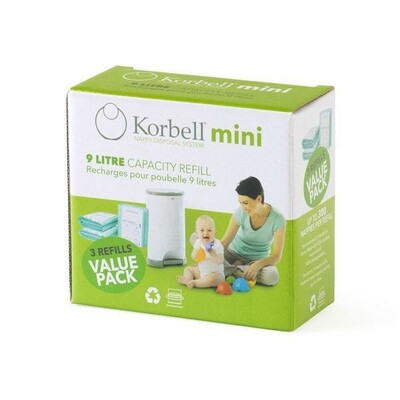 Korbell Mini 3Pk Refill Pack - 9L (1)
