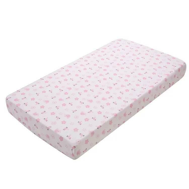 3-Piece Cot Bedding Set - Elephant Pink (7)
