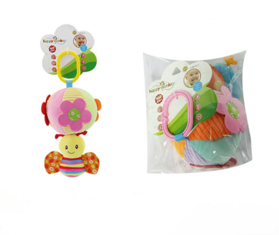 Happy Monkey Plush Pram Toy - Little Bee (5)