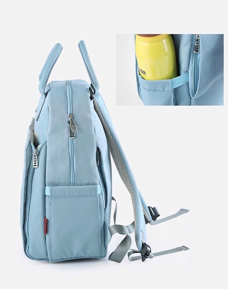 Insular Waterproof Nursery Nappy Bag/ Mummy Backpack - Sky Blue (6)