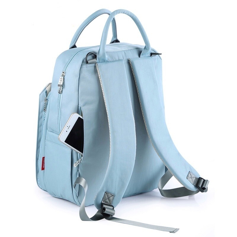 Insular Waterproof Nursery Nappy Bag/ Mummy Backpack - Sky Blue (7)