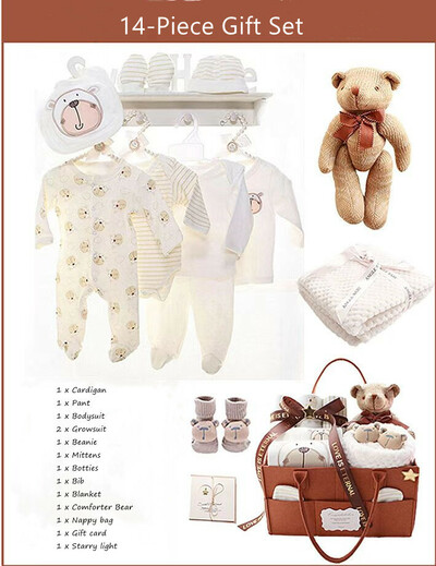 14-Piece Newborn Gift Basket - Size 0-3 months (2)