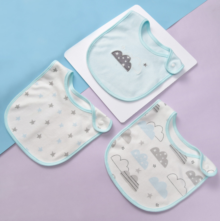 Insular 3-Pack Baby/Toddler Cotton Bibs (5)