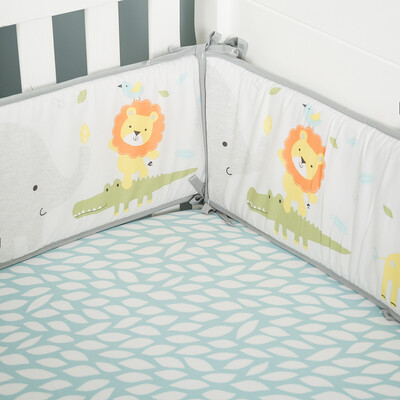 4-Sides Baby Crib Bumpers - Animal Zoo (3)