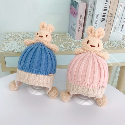 Baby Winter Knit Beanie - Little Rabbit - Size 0-3 years (2)