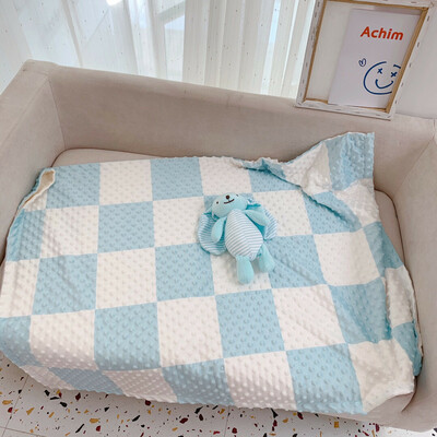 2-Piece Baby Cot Blanket & Comforter Toy Set - Blue (2)
