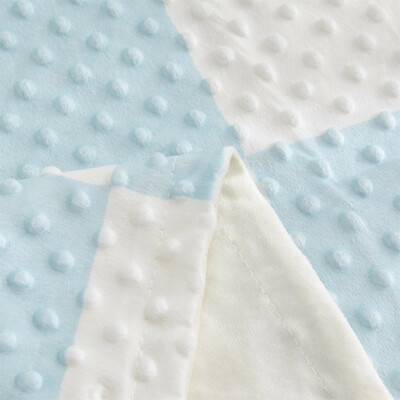 2-Piece Baby Cot Blanket & Comforter Toy Set - Blue (5)