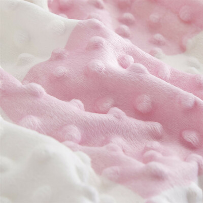 2-Piece Baby Cot Blanket & Comforter Toy Set - Pink (4)