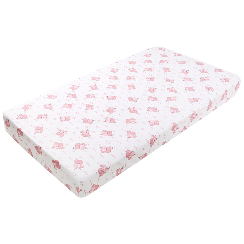 3-Piece Cot Bedding Set - Pink Squirrel (6)