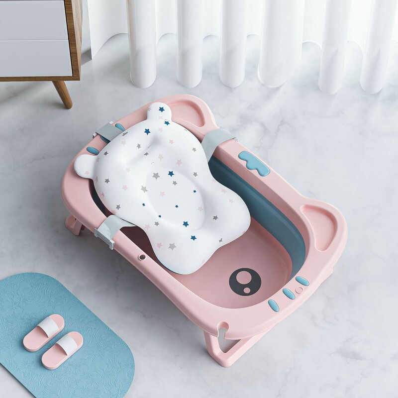 Foldable Baby Bath Tubs (Lying Support Included) (4)