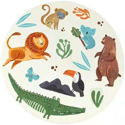 Kids Room Round Shape Rug 120x 120cm (4)