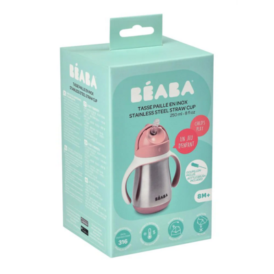 Beaba Stainless Steel Straw Cup 250mL (6)