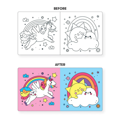 Unicorn Dreams Color Magic Bath Book (3)