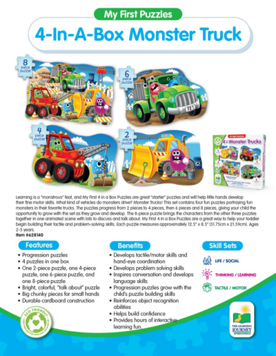 The Learning Journey My First 4 In A Box Monster Trucks (3)
