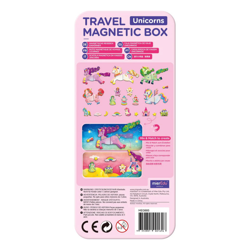 MierEdu Travel Magnetic Puzzle -Unicorns (2)