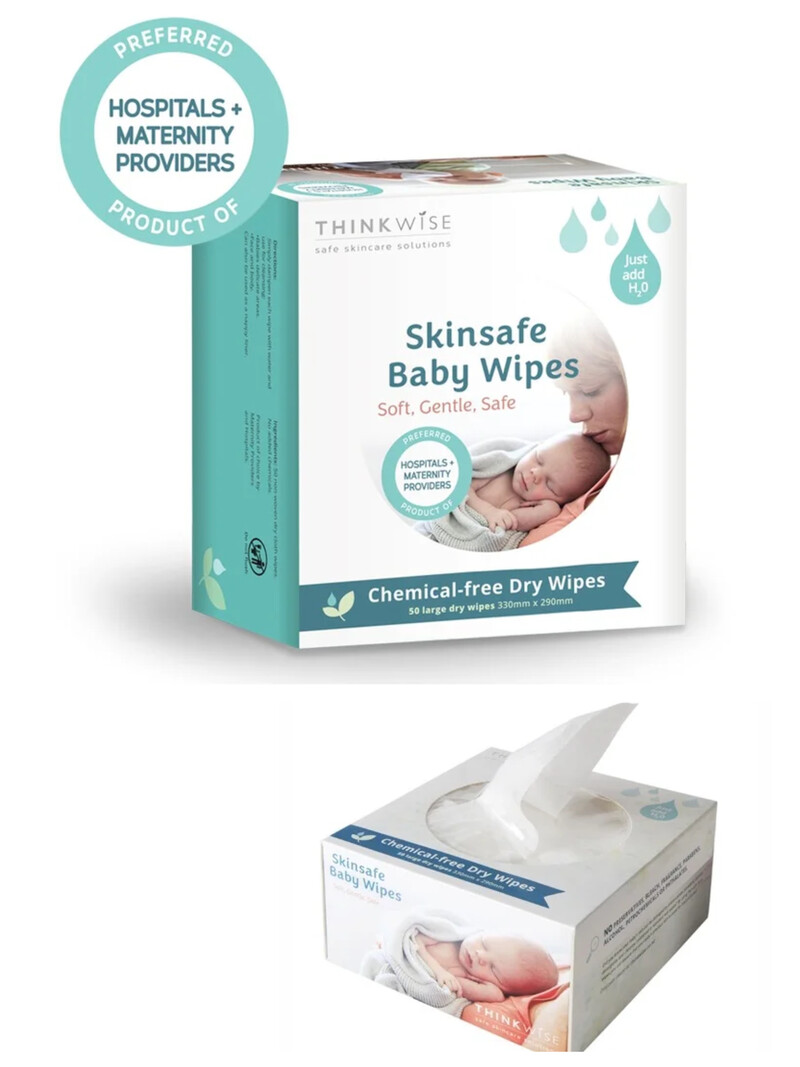 ThinkWise Skinsafe Baby Wipes 50 Pack (2)