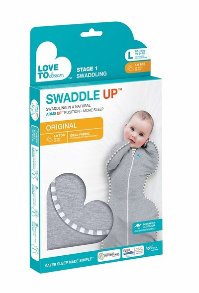 Love to Dream Swaddle Up™ Original 1.0 TOG - Grey (5)