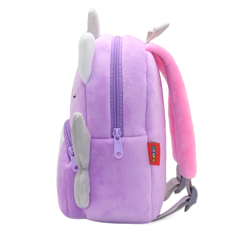 Kids Plush Backpack Animal Cartoon Daycare Bags 2-4 years - Unicorn (3)