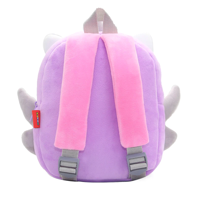 Kids Plush Backpack Animal Cartoon Daycare Bags 2-4 years - Unicorn (4)