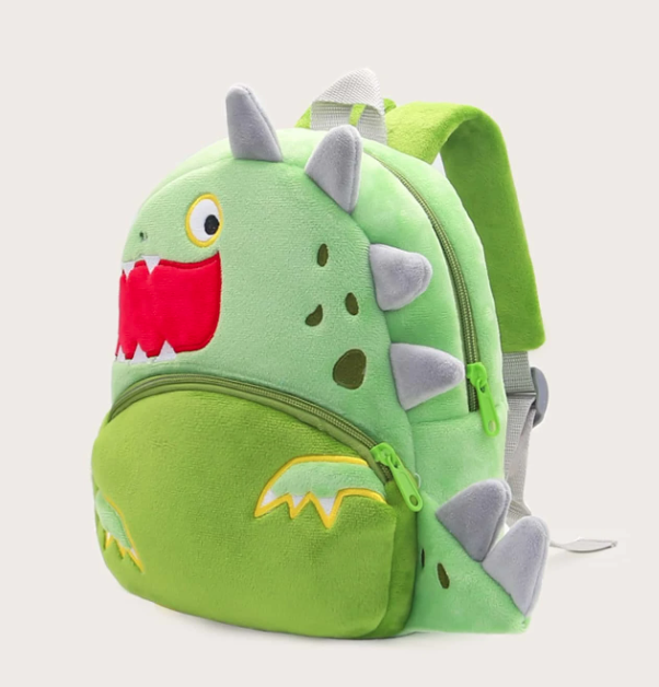 Kids Plush Backpack Animal Cartoon Daycare Bags 2-4 years - Dinosaur (2)