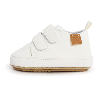 MyGGPP Baby PU Leather Shoes First Walkers - White (7)