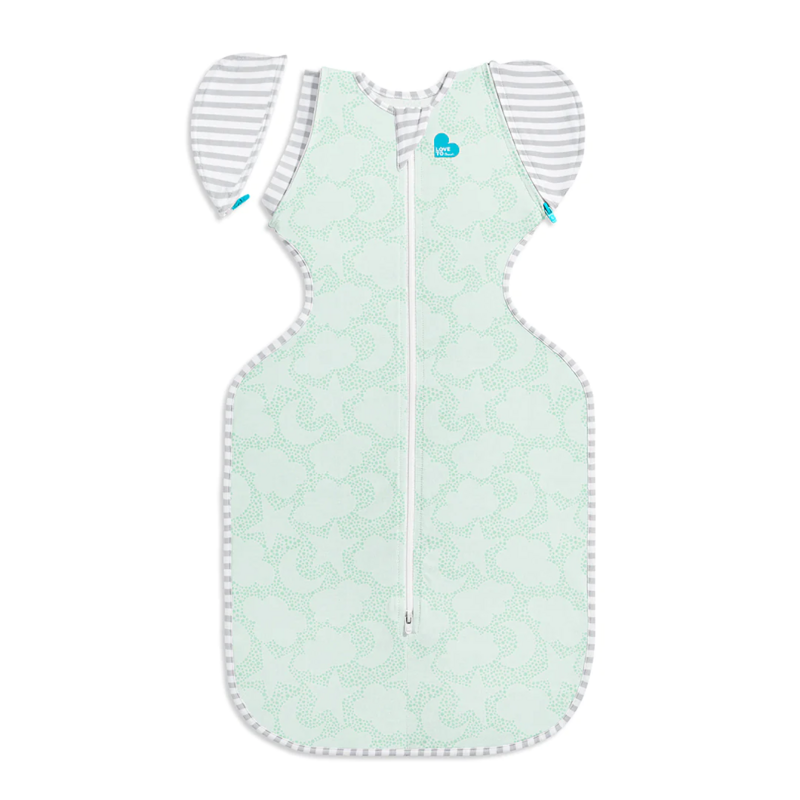 Love To Dream Swaddle Up 1.0 tog Organic Transition Bag Mint (4)
