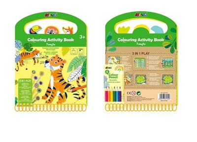 Avenir 3-In-1 Play Book - Colouring Activity (2)