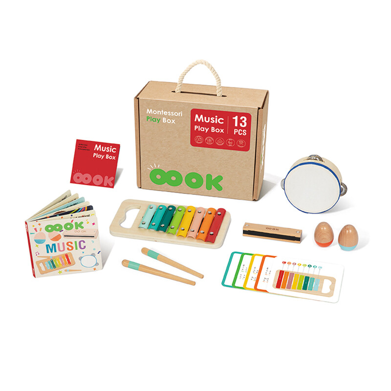 Tooky Toy Montessori Music Play Box Baby Gift Box • Kia Ora Baby